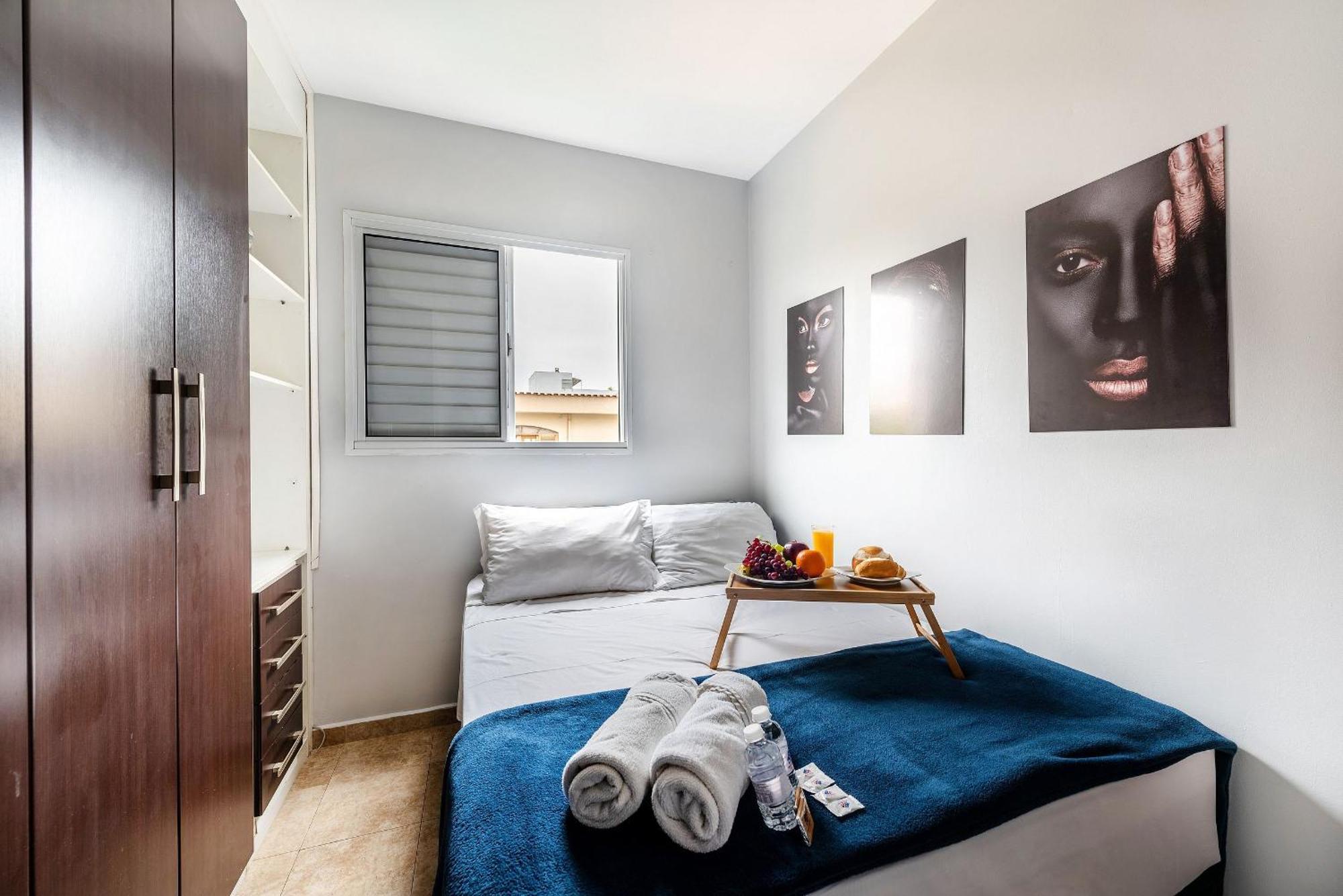 Sa11 Apto 2 Dorms Totalmente Equipado E Acolhedor Apartman São Paulo Kültér fotó