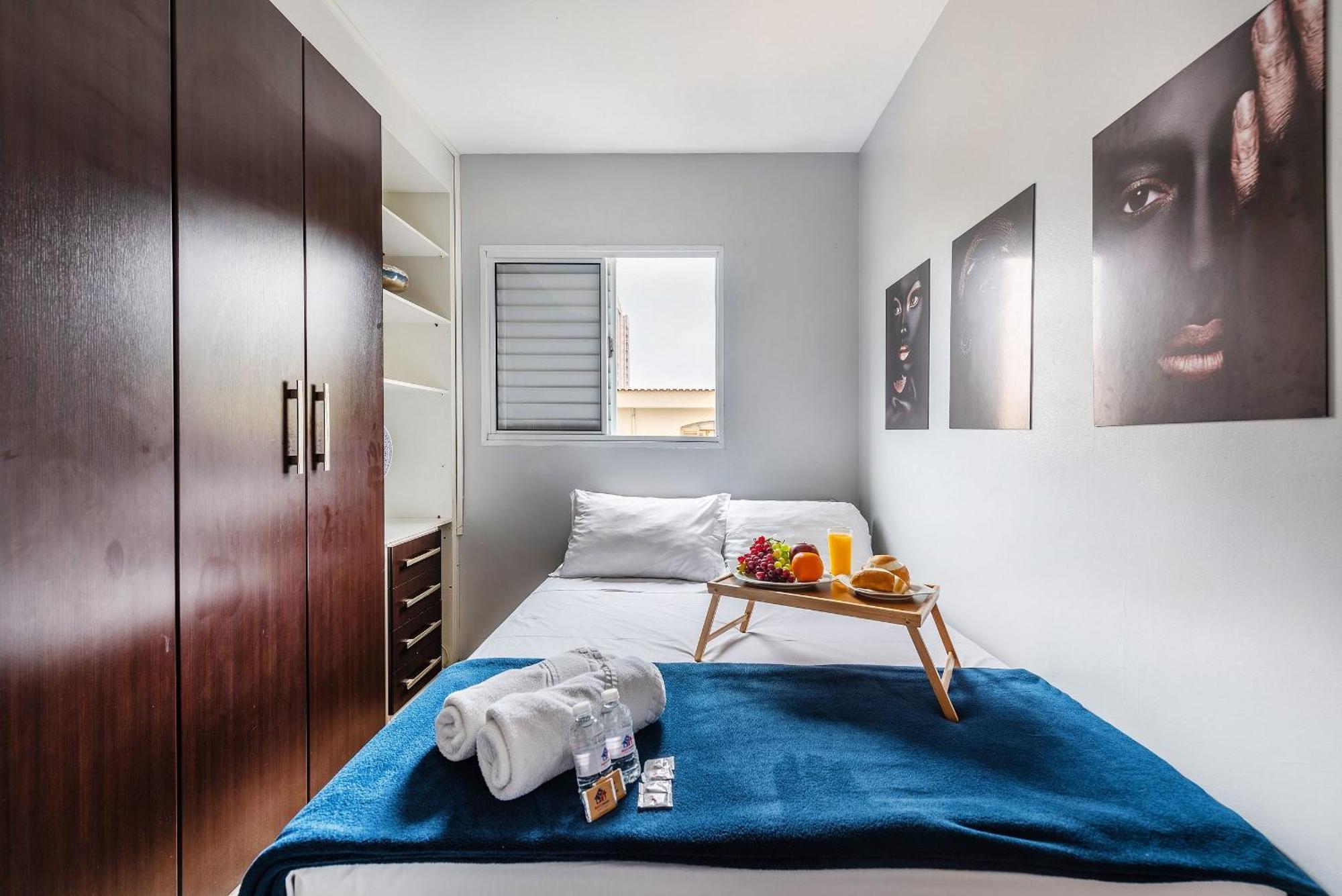 Sa11 Apto 2 Dorms Totalmente Equipado E Acolhedor Apartman São Paulo Kültér fotó